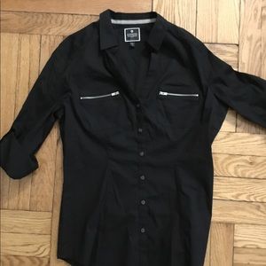 Express The Essential Shirt Original-Black Zipper